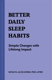 Better Daily Sleep Habits