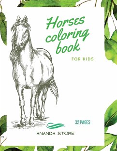 Horses Coloring Book - Store, Ananda