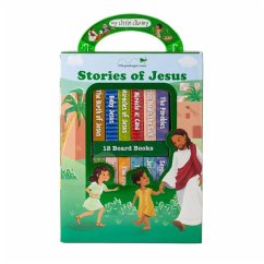 My Little Library: Stories of Jesus (12 Board Books) - Little Grasshopper Books; Publications International Ltd