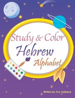 Study and Color The Hebrew Alphabet - Hallback, D. A.