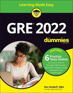 Cover GRE 2022 For Dummies with Online Practice (eBook, PDF)
