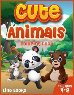 Cute Animals Coloring book for kids 4-8 - Books, Lillo