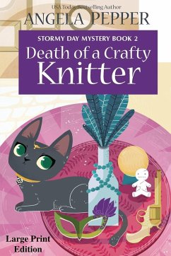 Death of a Crafty Knitter - Large Print - Pepper, Angela