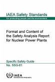Format and Content of the Safety Analysis Report for Nuclear Power Plants