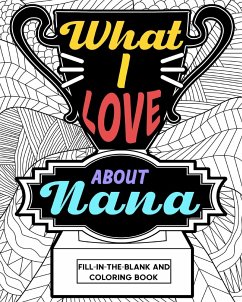 What I Love About Nana Coloring Book - Paperland