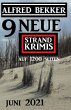 9 neue Alfred Bekker Strand Krimis Juni... - Bild 1
