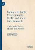 Patient and Public Involvement in Health and Social Care Research (eBook, PDF)