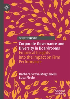 Corporate Governance and Diversity in Boardrooms (eBook, PDF) - Magnanelli, Barbara Sveva; Pirolo, Luca
