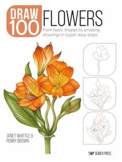 Draw 100: Flowers - Whittle, Janet; Brown, Penny