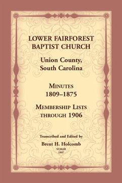 Lower Fairforest Baptist Church, Union County, South Carolina - Holcomb, Brent