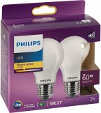 Philips LED Lampe E27 2er Set 7W (60W) 2700K 806lm
