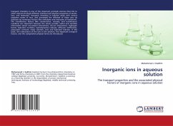 Inorganic ions in aqueous solution