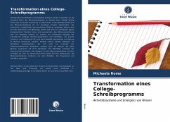 Transformation eines College-Schreibprogramms - Rome, Michaela