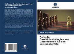 Cover Rolle der Geschäftsstrategien von Unternehmen für den Leistungserfolg