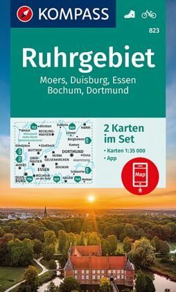 KOMPASS Wanderkarte 823 Ruhrgebiet KOMPASS Wanderkarte 823 Ruhrgebiet