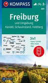 KOMPASS Wanderkarte 889 Freiburg und Umgebung, Kandel, Schauinsland, Feldberg 1:25.000