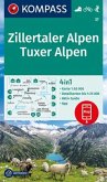 KOMPASS Wanderkarte 37 Zillertaler Alpen, Tuxer Alpen