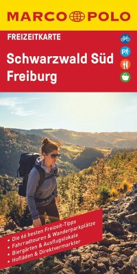 MARCO POLO Freizeitkarte 40 Schwarzwald Süd, Freiburg 1:100.000
