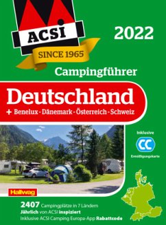 ACSI Campingführer Deutschland 2022 - ACSI;Hallwag