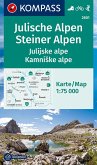KOMPASS Wanderkarte 2801 Julische Alpen/Julijske alpe, Steiner Alpen/Kamniske alpe