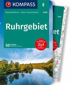 KOMPASS Wanderführer Ruhrgebiet, 50 Touren - Pollmann, Bernhard