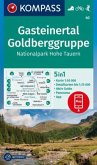 KOMPASS Wanderkarte 40 Gasteinertal, Goldberggruppe, Nationalpark Hohe Tauern