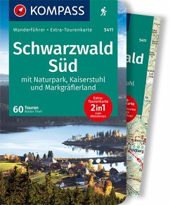 KOMPASS Wanderführer Schwarzwald Süd mit Naturpark, Kaiserstuhl und Markgräflerland, 60 Touren - Theil, Walter
