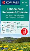 KOMPASS Wanderkarte 845 Nationalpark Kellerwald-Edersee, Naturpark Habichtswald, Wanderregion Medebach