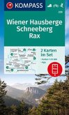KOMPASS Wanderkarten-Set 228 Wiener Hausberge, Schneeberg, Rax (2 Karten) 1:25.000