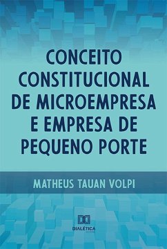 Cover Conceito constitucional de microempresa e empresa de pequeno porte (eBook, ePUB)
