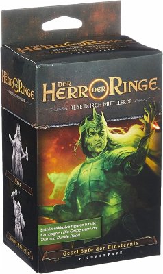 Cover Asmodee FFGD0176 - Der Herr der Ringe, Reise durch Mittelerde, Geschöpfe der Finsternis, Figurenpack