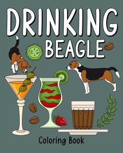 Drinking Beagle Coloring Book - Paperland