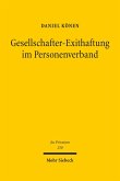 Gesellschafter-Exithaftung im Personenverband (eBook, PDF)