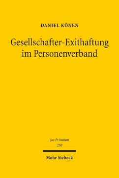 Cover Gesellschafter-Exithaftung im Personenverband (eBook, PDF)
