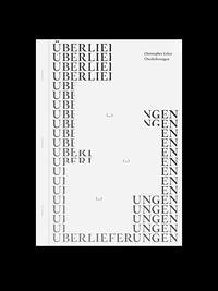 Überlieferungen - Ecker, Christopher