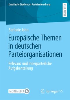 Europäische Themen in deutschen Parteiorganisationen - John, Stefanie