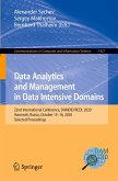 Data Analytics and Management in Data Intensive Domains