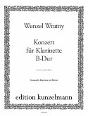 Konzert B-Dur für Klarinette und Orchester für Klarinette und Klavier