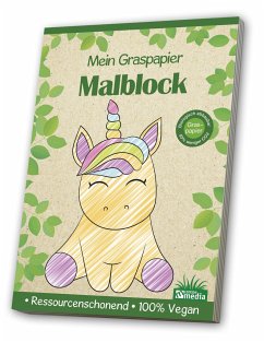 Malblock Graspapierv - Kleinkind / Einhorn