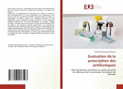 Cover Evaluation de la prescription des antibiotiques