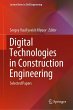 Digital Technologies in Construction... - Bild 1