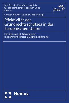 Effektivität des Grundrechtsschutzes in der Europäischen Union (eBook, PDF)