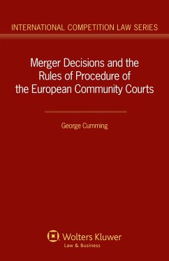 Merger Decisions and the Rules of Procedure of the European Community Courts (eBook, ePUB) - Cumming, George