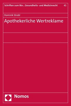 Apothekerliche Wertreklame (eBook, PDF) - Strobl, Dominik