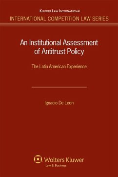 Cover Institutional Assessment of Antitrust Policy (eBook, ePUB)