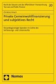 Private Gemeinwohlfinanzierung und subjektives Recht (eBook, PDF)