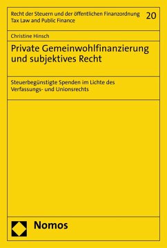 Cover Private Gemeinwohlfinanzierung und subjektives Recht (eBook, PDF)