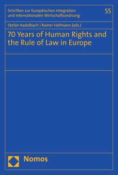 Cover 70 Years of Human Rights and the Rule of Law in Europe (eBook, PDF)
