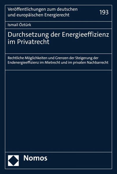 Durchsetzung der Energieeffizienz im Privatrecht (eBook, PDF)
