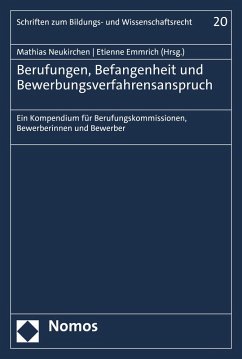 Berufungen, Befangenheit und Bewerbungsverfahrensanspruch (eBook, PDF)